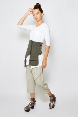 Convertible Zip Tube Top &amp; Bag