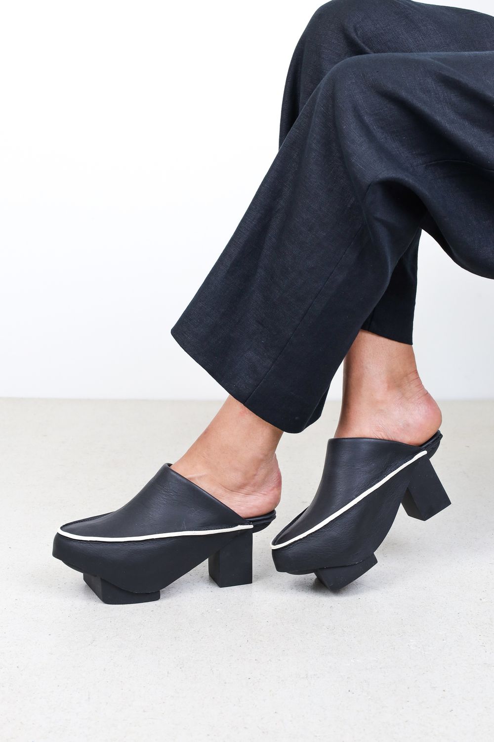 Sculptural Platform Sandals