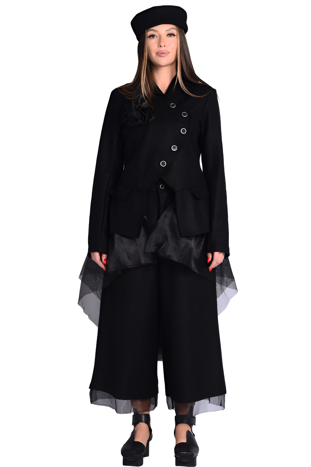 Cropped Wide-Leg Trousers – Minimalist Street Tailoring