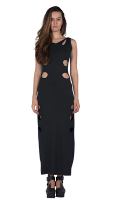 Cutout Maxi Dress – Bold Silhouette with Modern Edge Cutout Maxi Dress – Bold Silhouette with Modern Edge