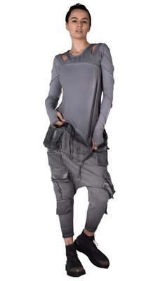 Futuristic Cutout Tunic / Top