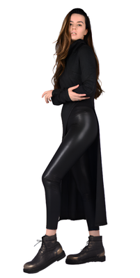 Glossy Sleek High-Waisted Leggings