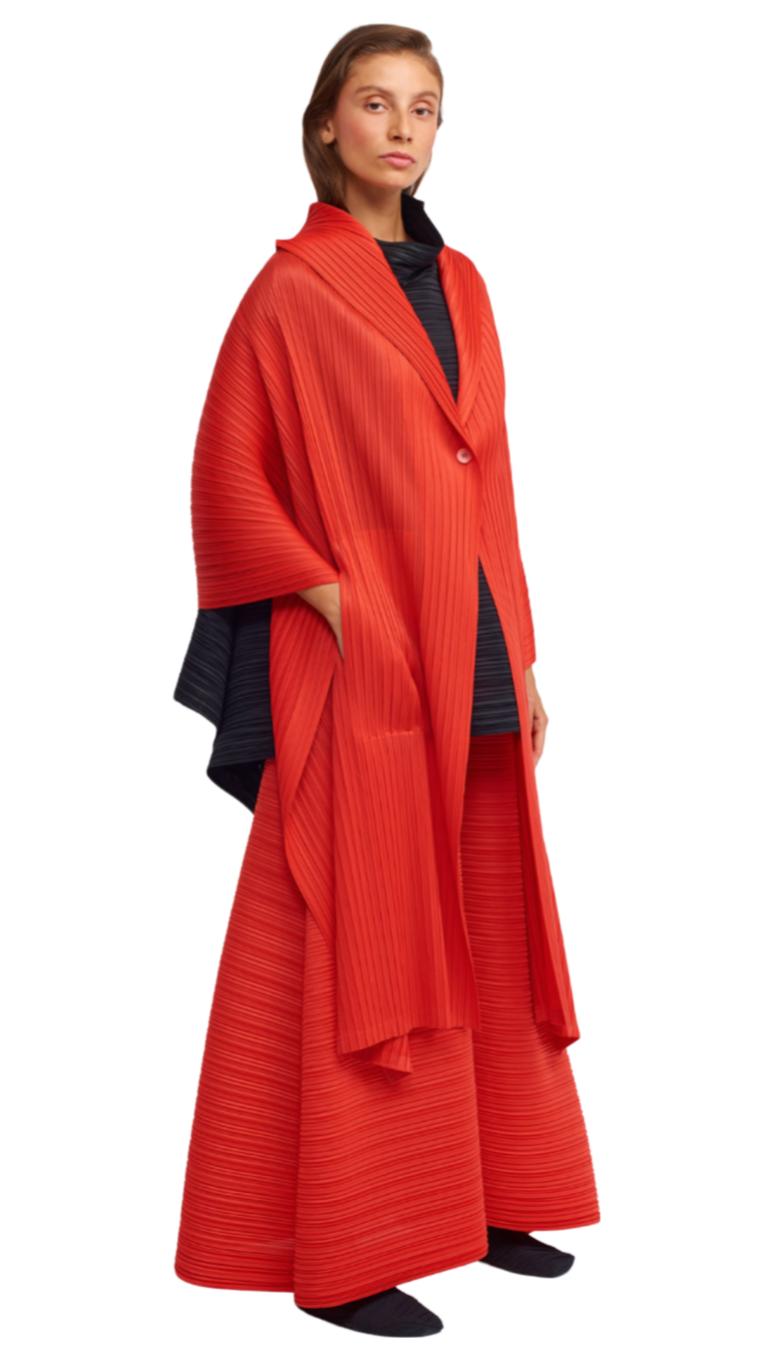 Wide-Leg Pleated Pants
