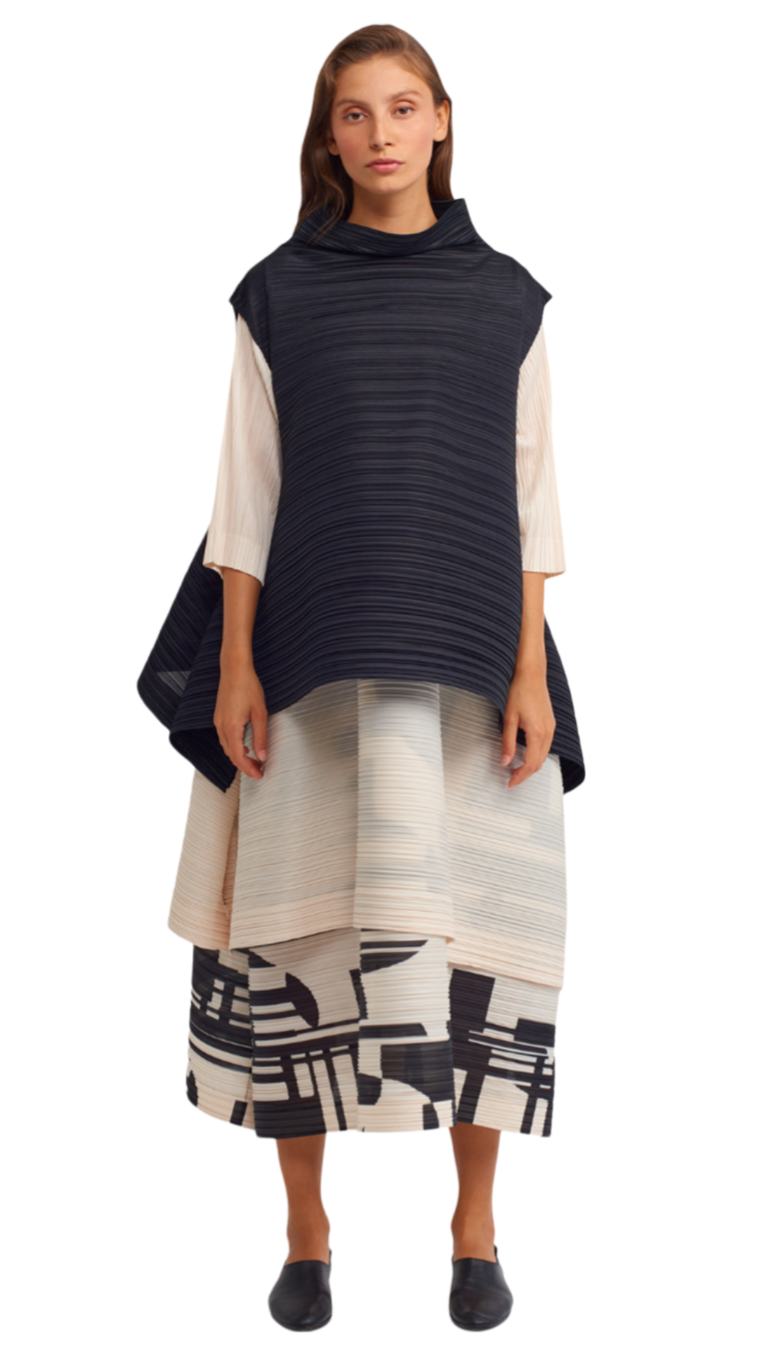 Textured A-Line Midi Dress