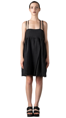 Pleated Babydoll Dress
