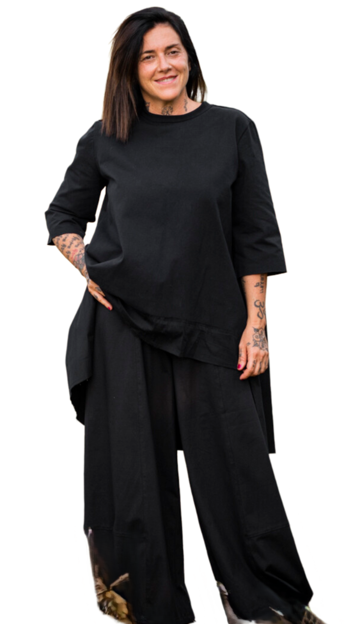 Asymmetric Oversized Blouse​