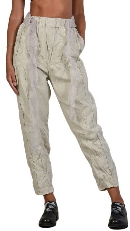 Textured Tapered Pants