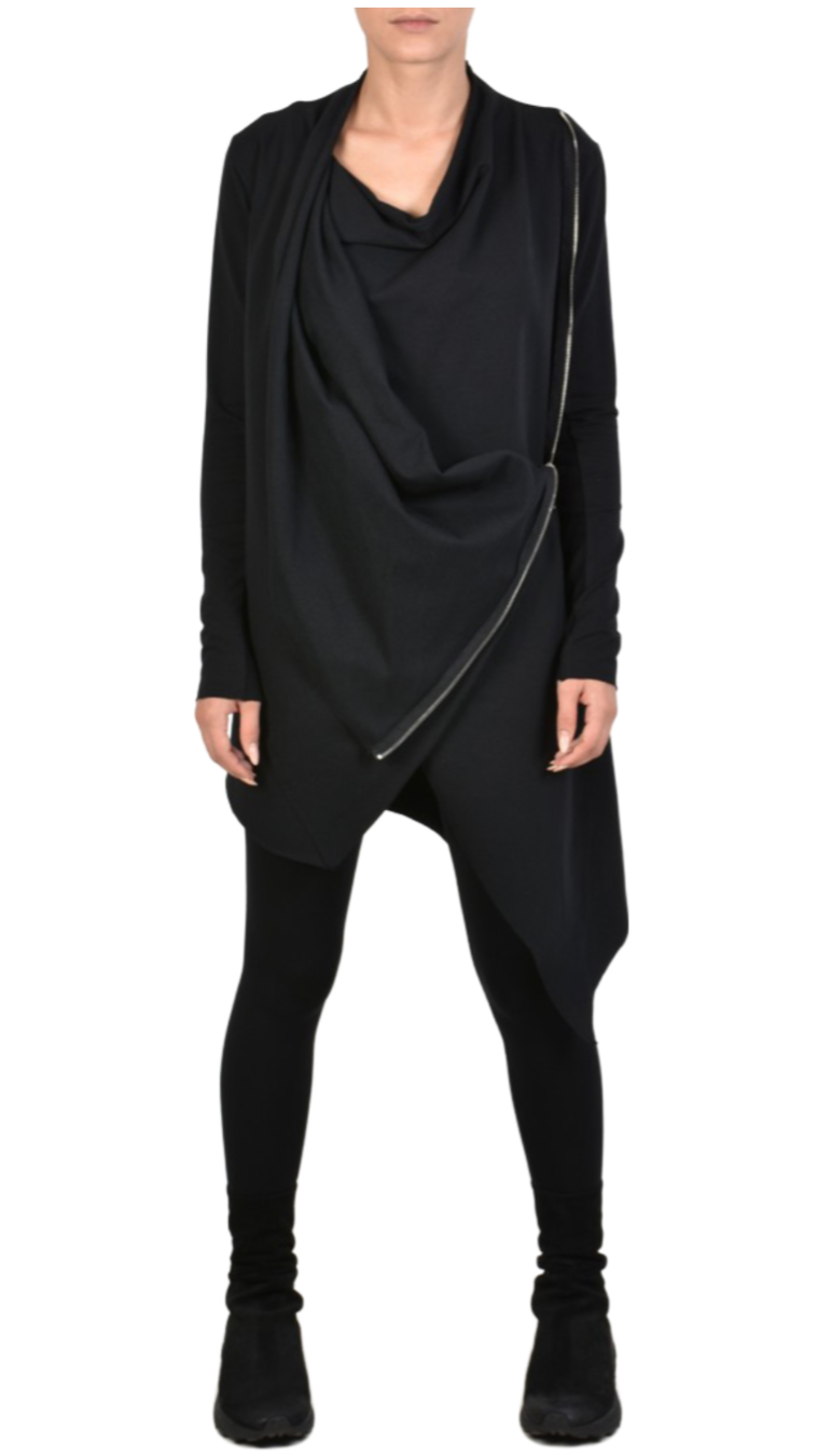 Draped Asymmetrical Jacket