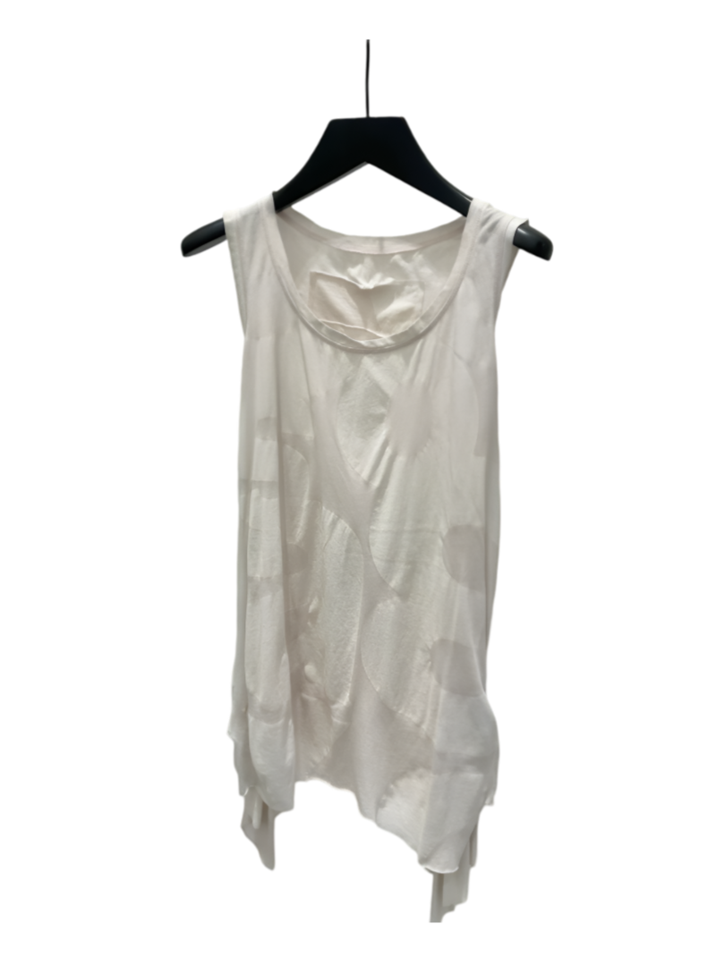 Asymmetrical Sheer Tank Top