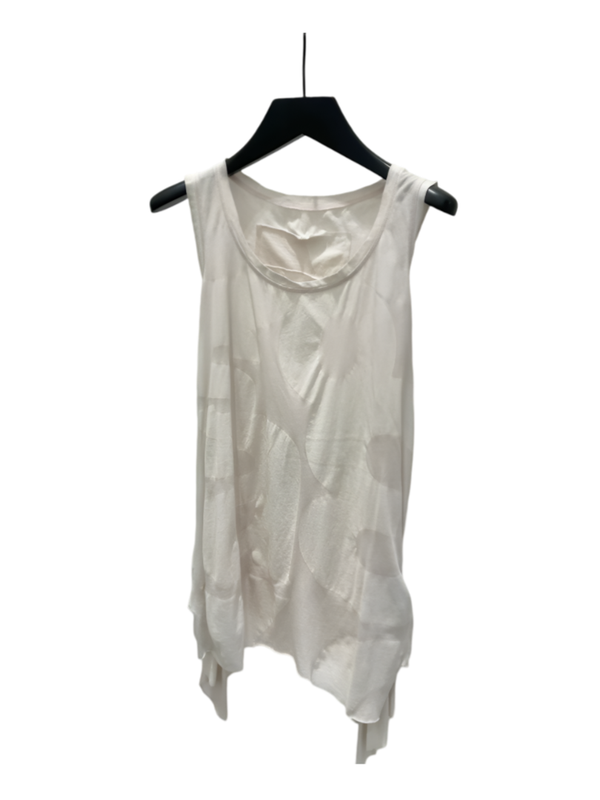 Asymmetrical Sheer Tank Top