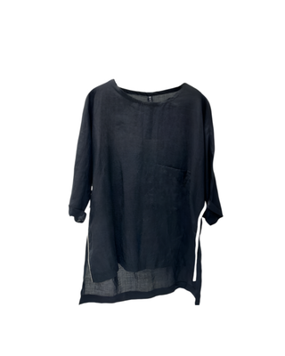 Oversized Sheer Longline Top