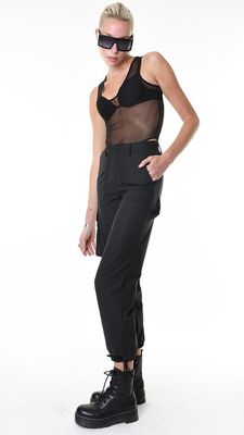 Black Utility Cargo Pants