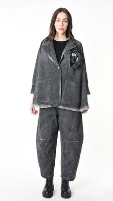 Distressed Oversized Jacket