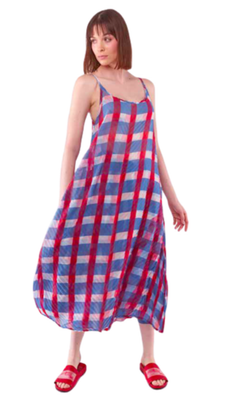 Sheer Pleated Midi Dress