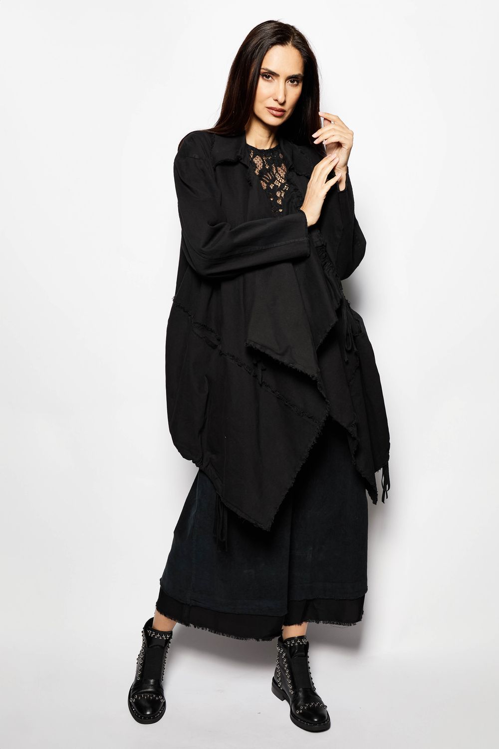 Distressed Grey Oversized Jacket – Unisex Urban Outerwear