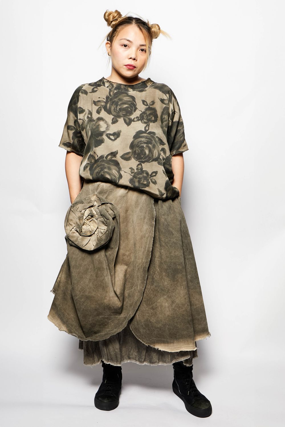 Layered Asymmetrical Skirt
