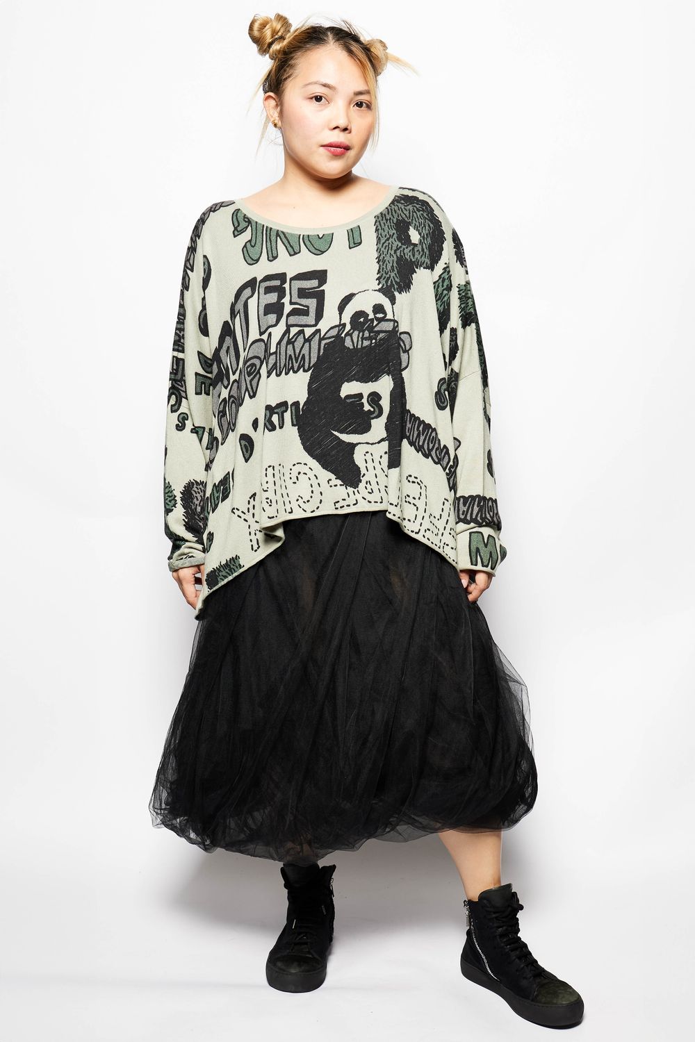 Tulle Midi Skirt – Elegant Layered Mesh Skirt