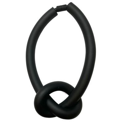Bold Knotted Necklace – Sculptural Statement Jewelry Piece