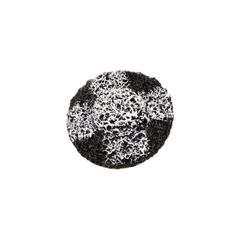 Textured Black &amp; White Brooch