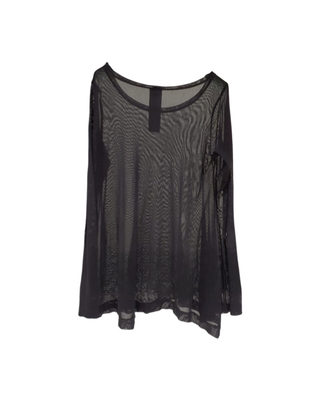 Sheer - Mesh Long-Sleeve Top