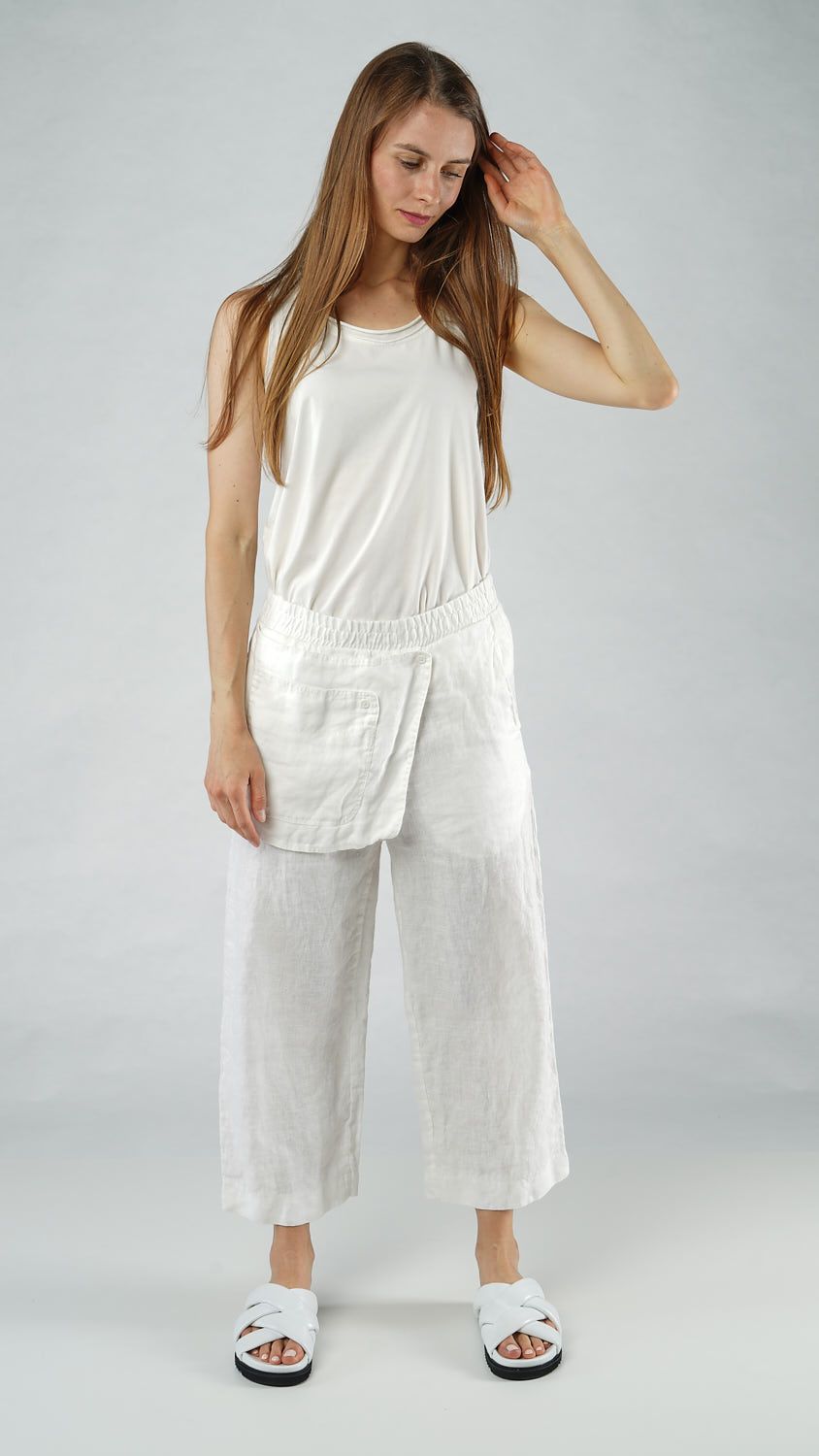 Linen Wide-Leg Trousers – Lightweight Summer Pants