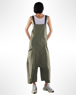 Oversized Utility Overalls