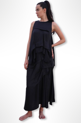 Draped Sleeveless Top