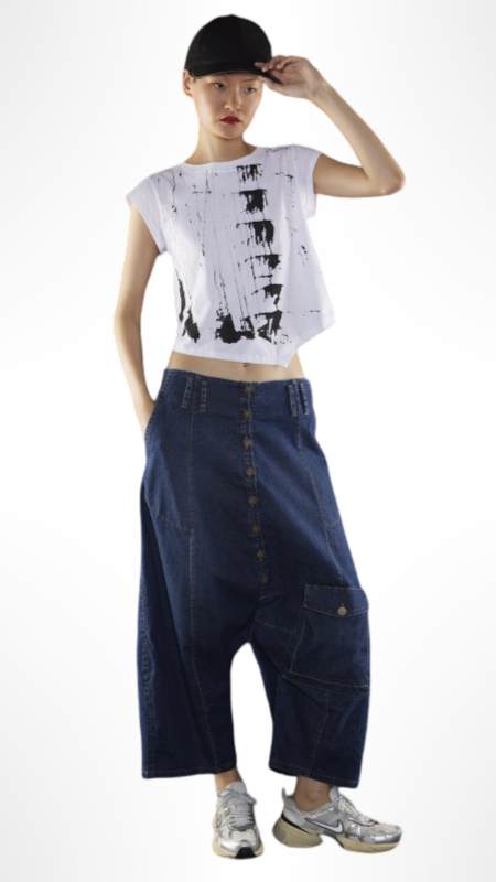 Distressed Graphic Crop Tee – Edgy Urban Streetwear Distressed Graphic Crop Tee – Edgy Urban Streetwear