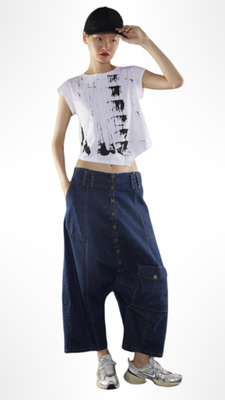 Distressed Graphic Crop Tee – Edgy Urban Streetwear Distressed Graphic Crop Tee – Edgy Urban Streetwear