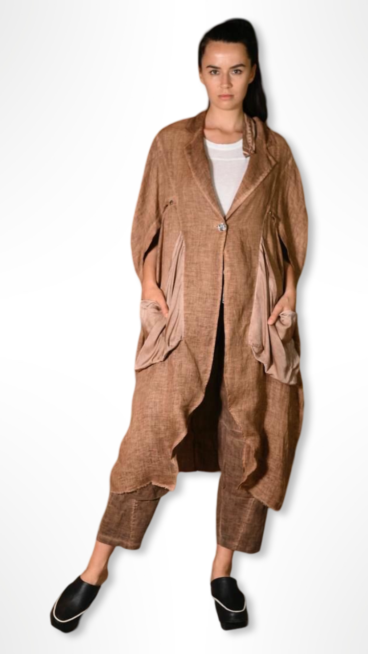 Draped Kimono Jacket – Flowing Minimalist Outerwear