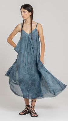 Ocean Breeze Flowy Slip Dress