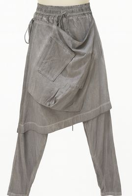 Avant-Garde Layered Pocket Pants – Urban Edge Minimalist Trousers