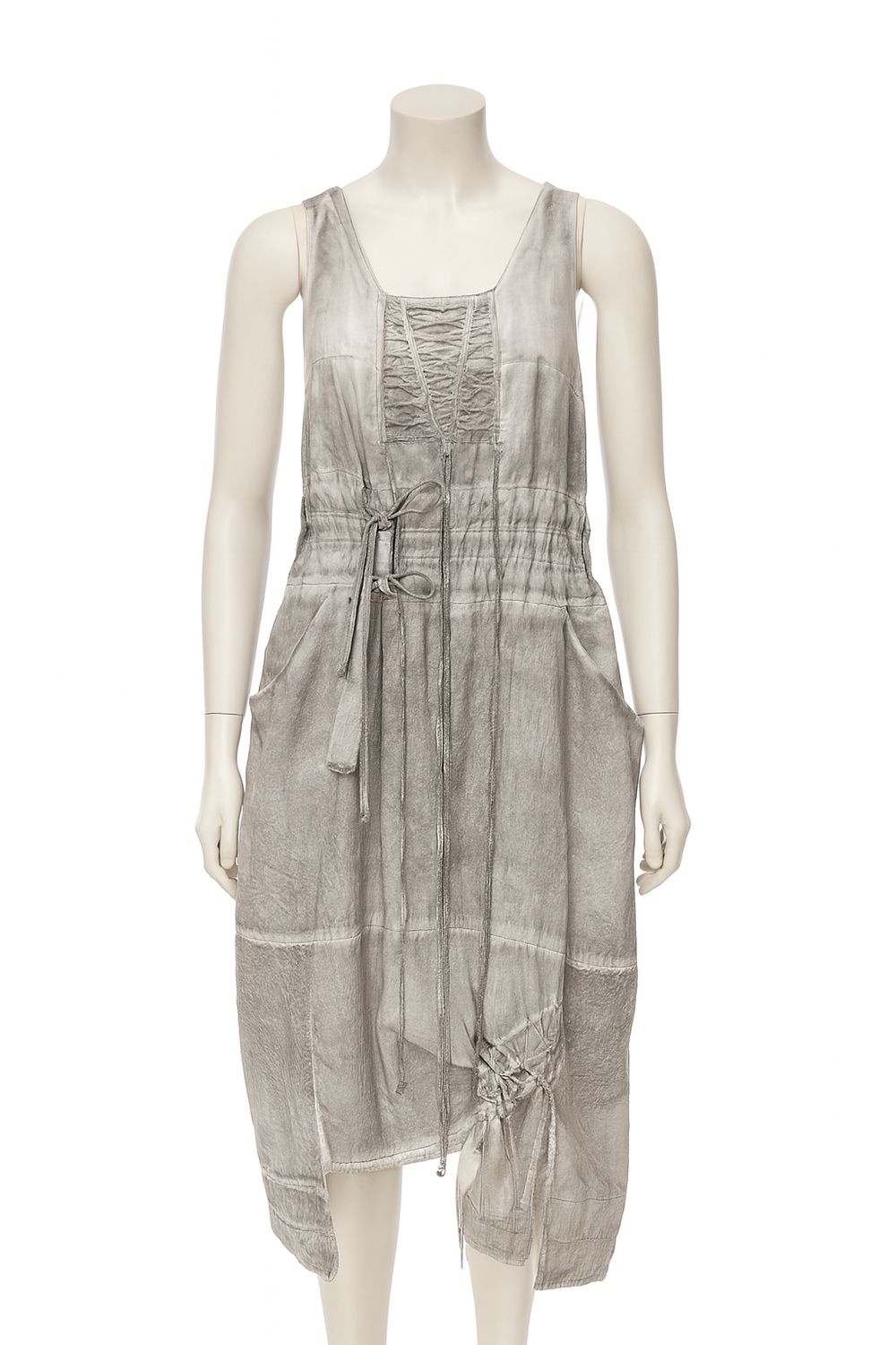 Washed Utility Tunic Dress – Relaxed Urban Minimalist Dress