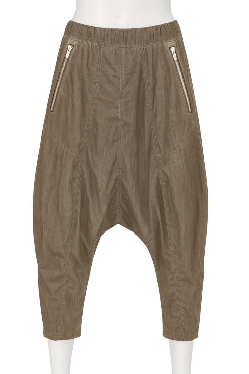 Women’s Polyamide Trousers – Relaxed Fit Pants with Zipper Details