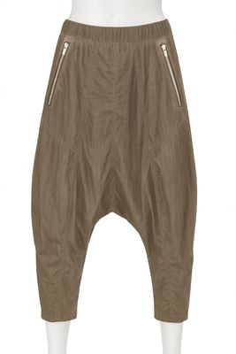 Women’s Polyamide Trousers – Relaxed Fit Pants with Zipper Details