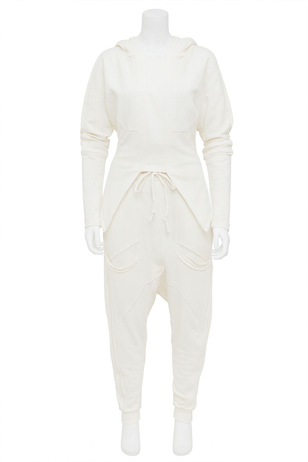 Deconstructed Sweat Set – Utility-Inspired Minimalist Loungewear