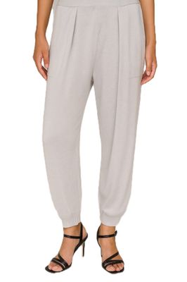 Light Grey Knit Jogger Pants