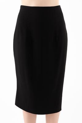 Artistic Twist Draped Midi Banana Skirt