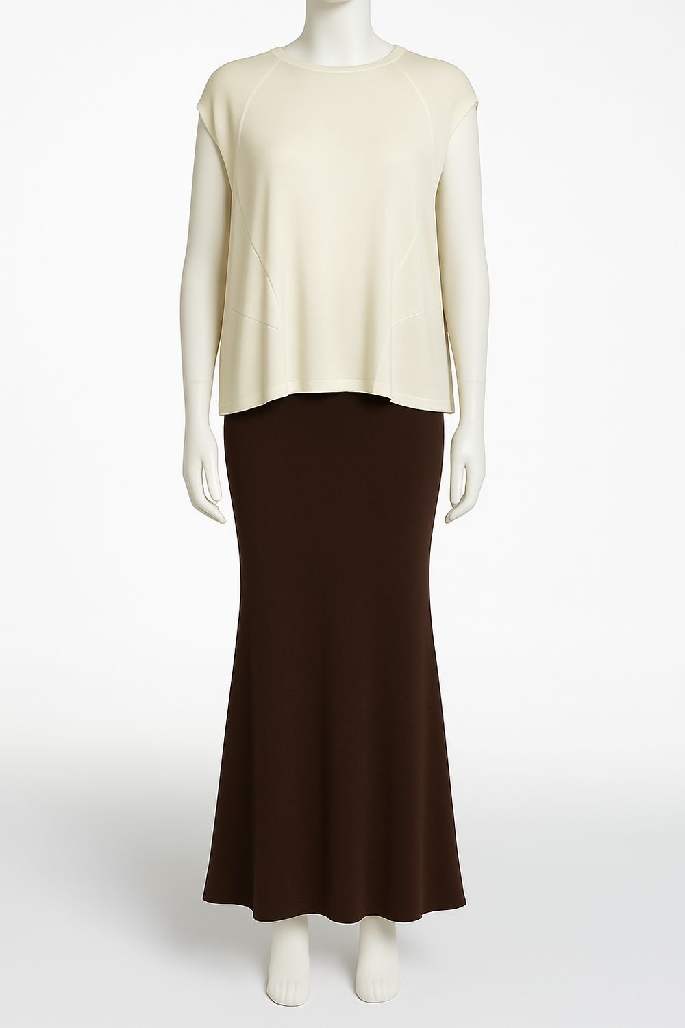 Flowy Cap Sleeve Top – Stitch Detail Elegance