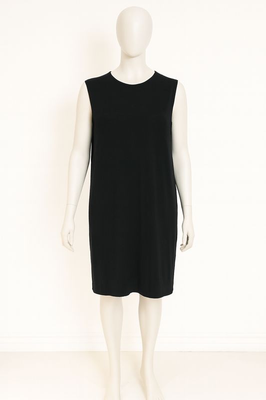 Black Sleeveless Longline Tunic