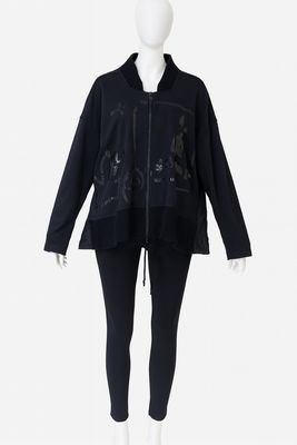 Graphic Zip Bomber Jacket