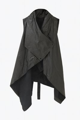 Asymmetric Sleeveless Oversized Coat