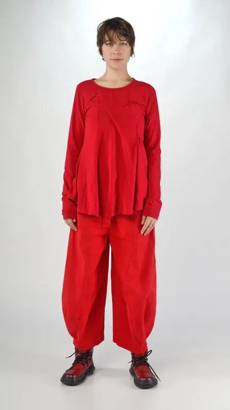 Contour Seam Long Sleeve Jersey Top