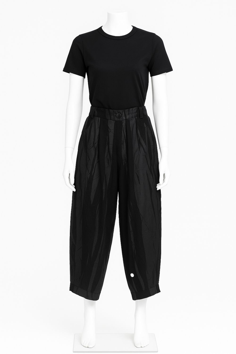 Shimmer Striped Balloon Trousers