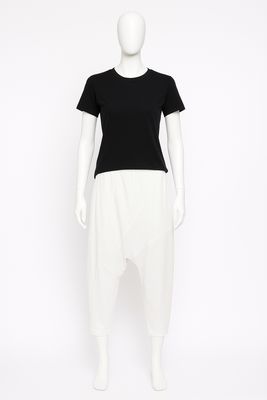 Sculpted Seam Relaxed Harem Trousers