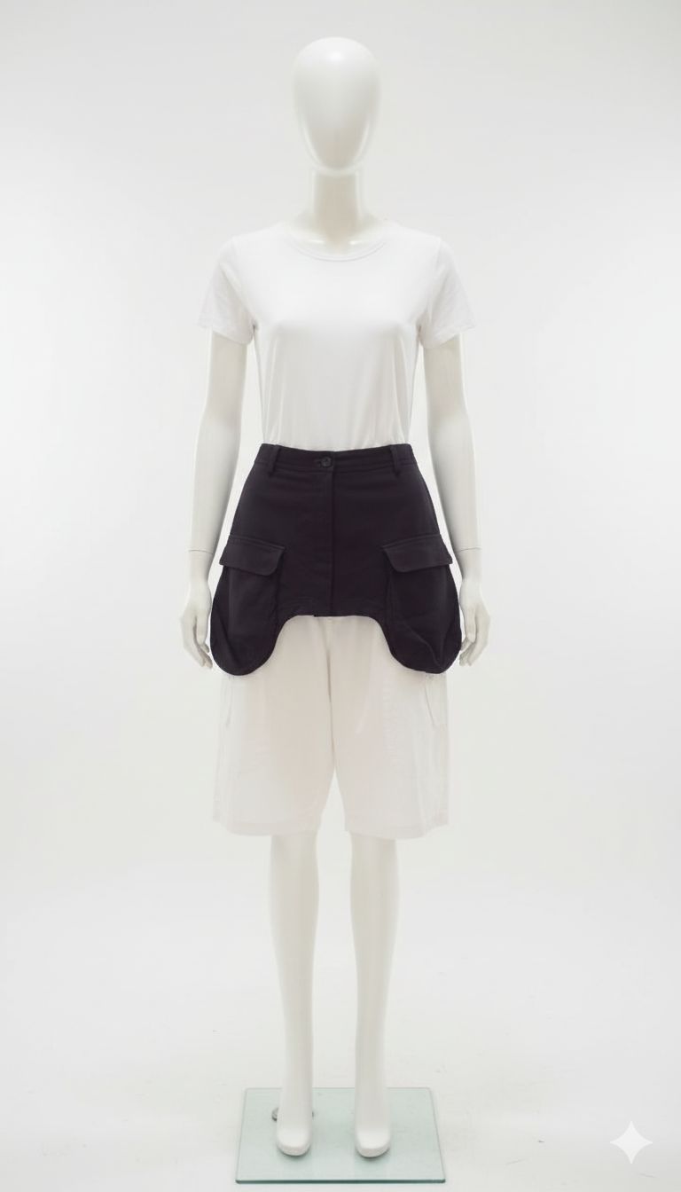 Architectural Contrast Waist Sash