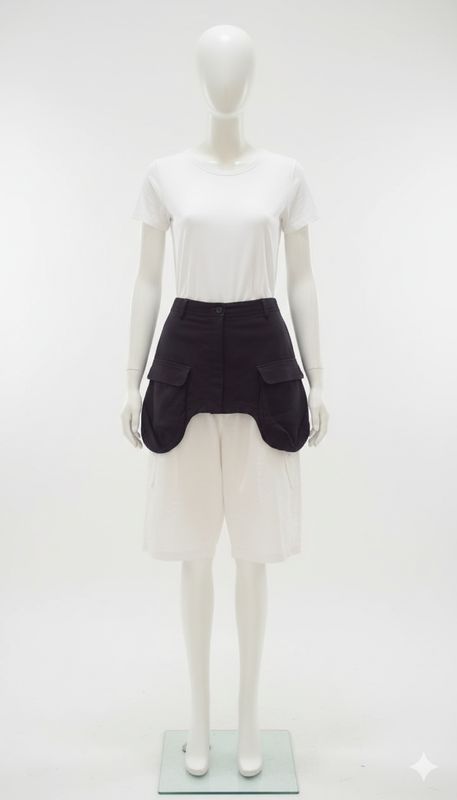 Architectural Contrast Waist Sash