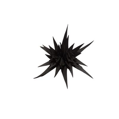 Spiked Noir Brooch – Avant-Garde Statement Pin