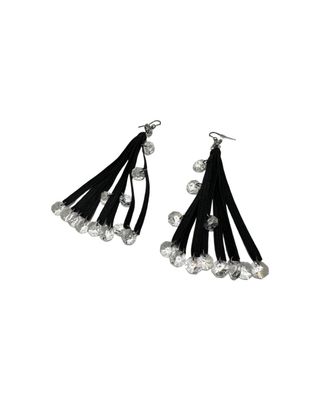 Dramatic Elegance Crystal Fringe Statement Orecchino/Earrings