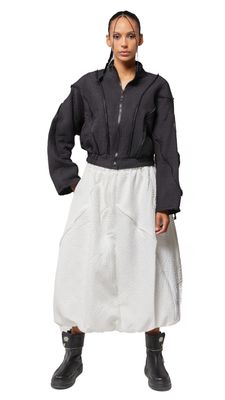 Balloon Skirt – Avant-Garde Sculptural Minimalist Design